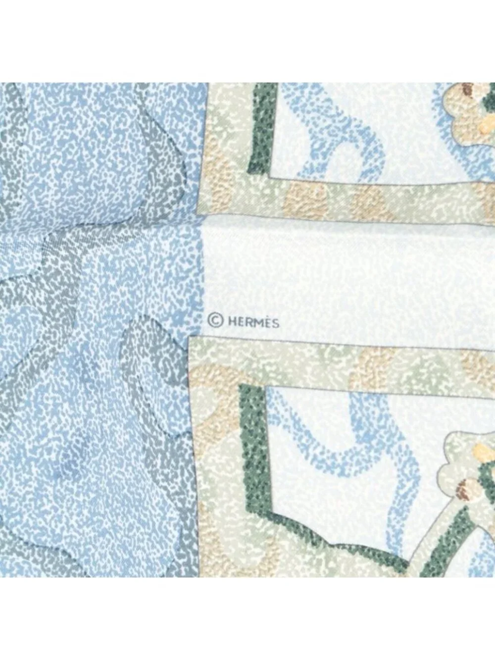 Hermes Carre 90 Silk Peintre du Cheval Horse Drawing Scarf - Picture 8 of 9